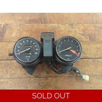 1981 Honda CB650C Custom Instrument Panel Cluster Complete